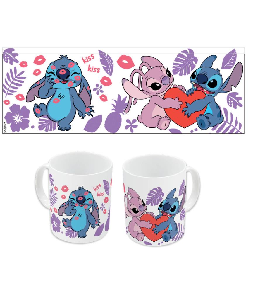 Caneca Stitch & Angel Love 325 ml ( Imagem 2 de 2 ) - Preview