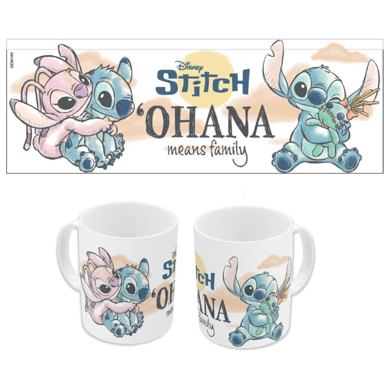 Disney Stitch & Angel Ohana Mug, 12 oz. ( Imagem 3 de 3 ) - Preview