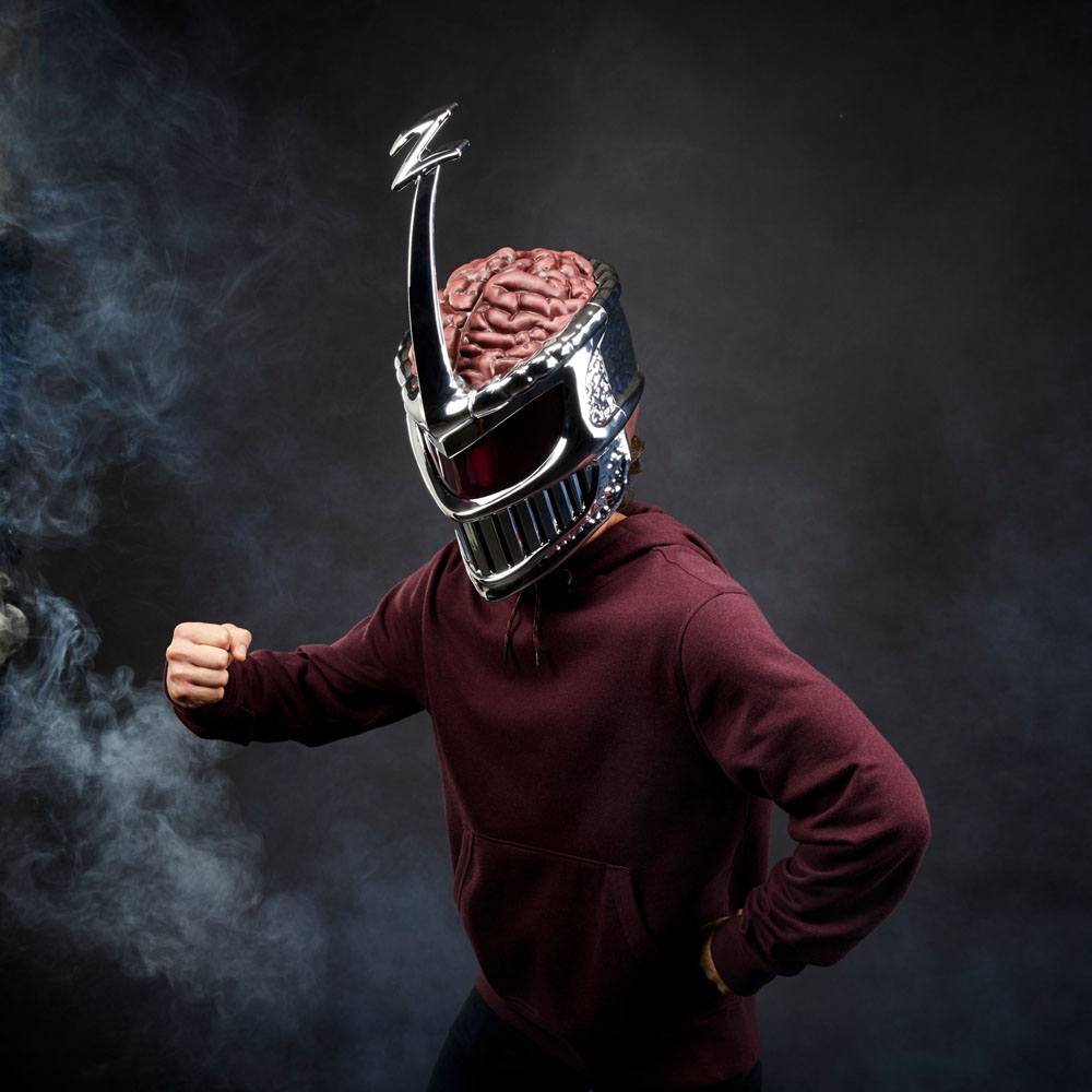 Capacete Eletrónico Mighty Morphin Power Rangers Voice Changer Lord Zedd ( Imagem 4 de 4 ) - Preview
