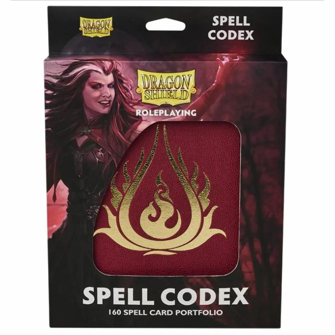 Cards/Accessory Dragon Shield Spell Codex Blood Red ( Imagem 3 de 3 ) - Preview