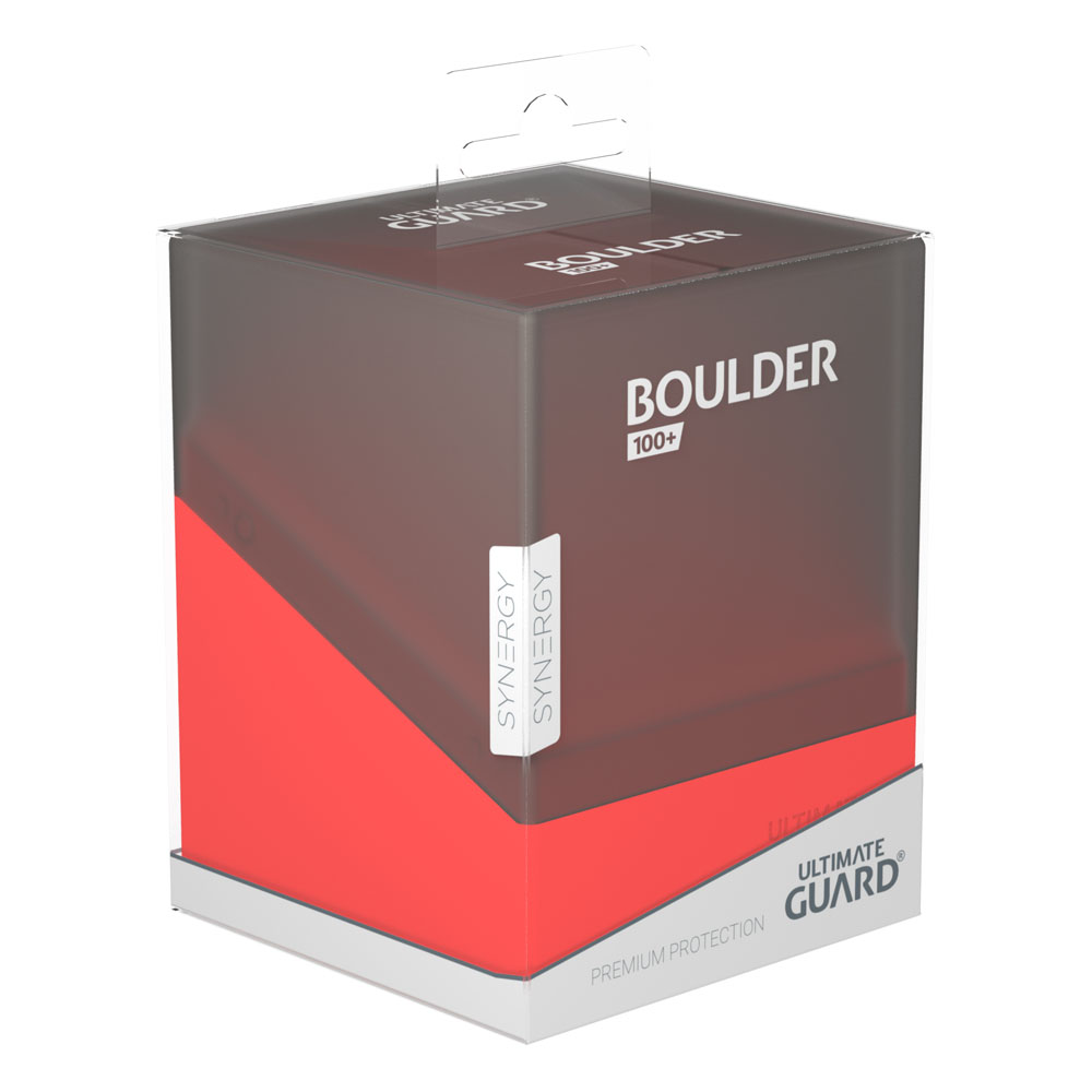 Ultimate Guard Boulder Deck Case 100+ Synergy Black/Red Cards/Storage Box ( Imagem 2 de 4 ) - Preview