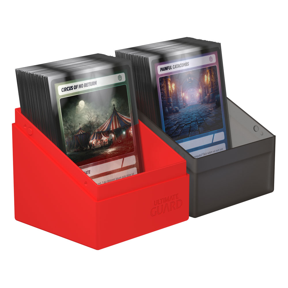 Ultimate Guard Boulder Deck Case 100+ Synergy Black/Red Cards/Storage Box ( Imagem 3 de 4 ) - Preview