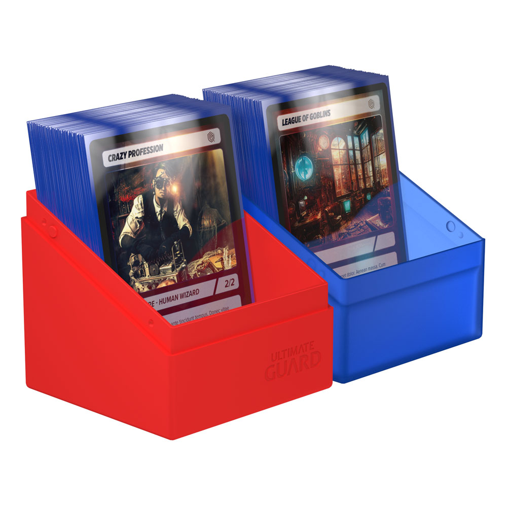 Ultimate Guard Boulder Deck Case 100+ Synergy Blue/Red Cards/Storage Box ( Imagem 3 de 4 ) - Preview