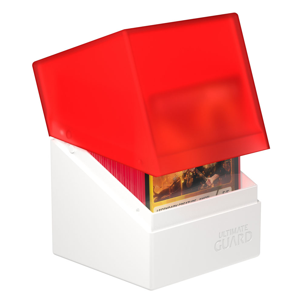 Ultimate Guard Boulder Deck Case 100+ Synergy Cards/Storage Box - Red/White ( Imagem 4 de 4 ) - Preview