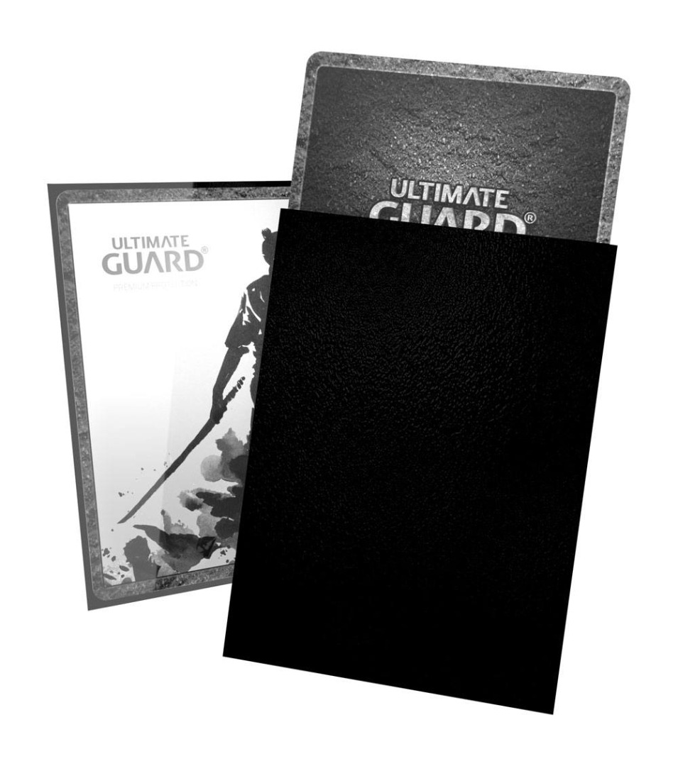 Cartas/Capas de Proteção Ultimate Guard Katana Sleeves Standard Size Black (100) ( Imagem 3 de 3 ) - Preview