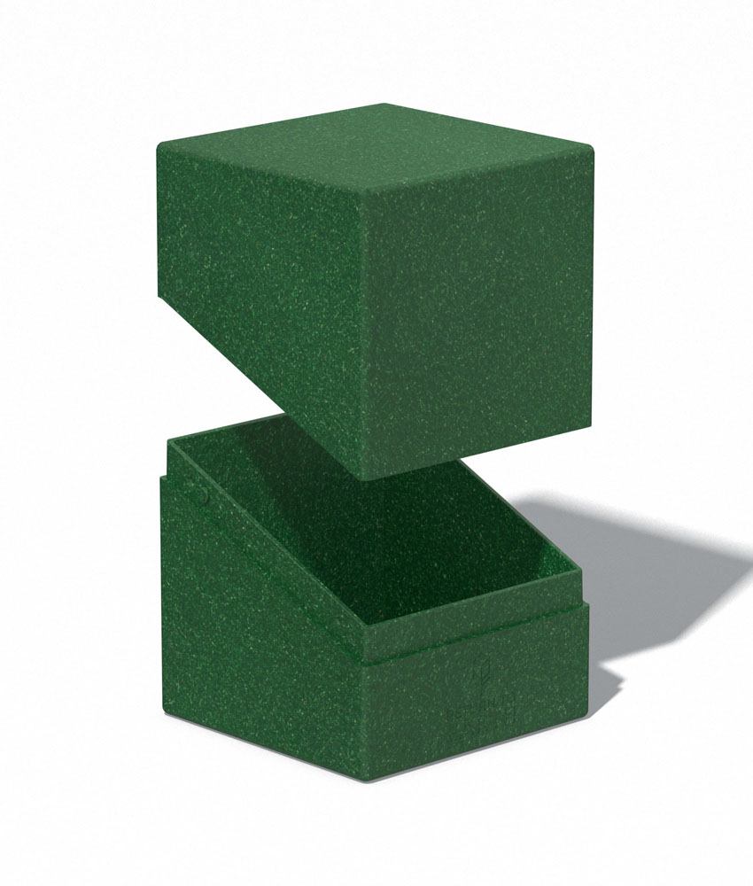 Cards / Storage Box Ultimate Guard Return To Earth Boulder Deck Case 100+ Standard Size Green ( Imagem 4 de 4 ) - Preview