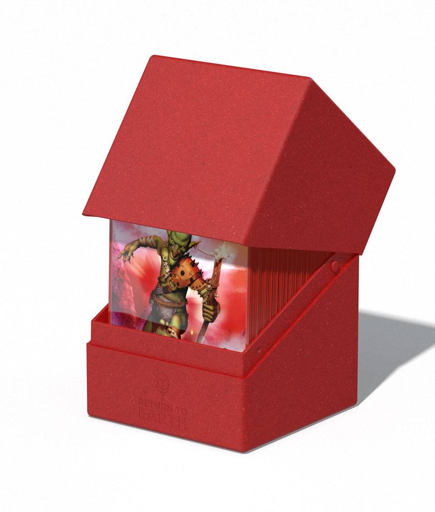 Ultimate Guard Return To Earth Boulder Deck Case 100+ Standard Size Red Cards/Storage Box ( Imagem 4 de 4 ) - Preview