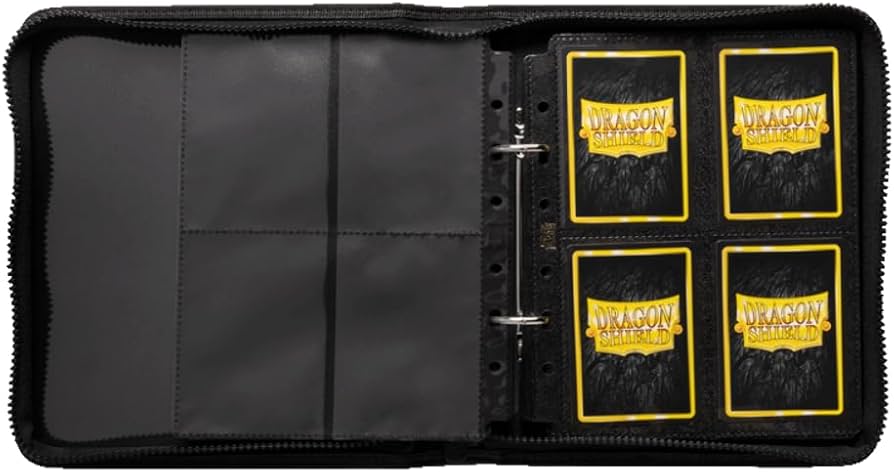 Cartas/Portefólio Dragon Shield Portfolio Zipster Small 160 Ashen White ( Imagem 2 de 2 ) - Preview