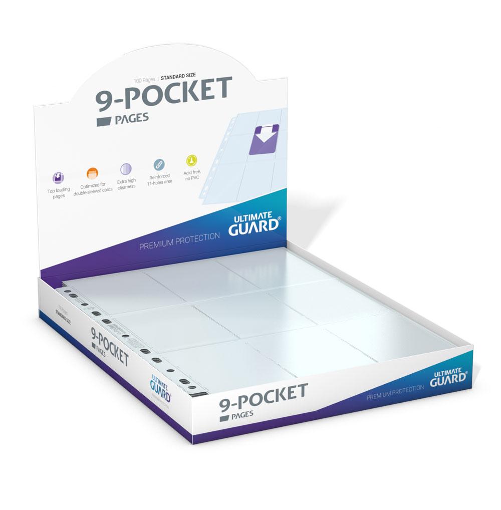 Ultimate Guard 9-Pocket Top-Loading Cards/Sheets (100) Transparent ( Imagem 3 de 3 ) - Preview