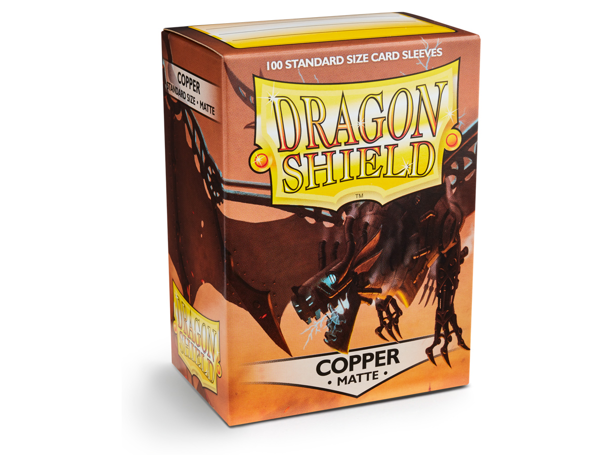 Cards / Protectors Dragon Shield Standard Matte Sleeves Copper ‘Draco Primus’ (100 Sleeves) ( Imagem 2 de 4 ) - Preview