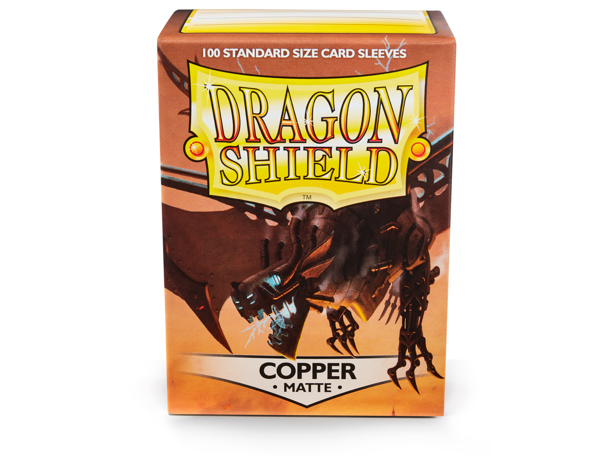 Cards / Protectors Dragon Shield Standard Matte Sleeves Copper ‘Draco Primus’ (100 Sleeves) ( Imagem 3 de 4 ) - Preview