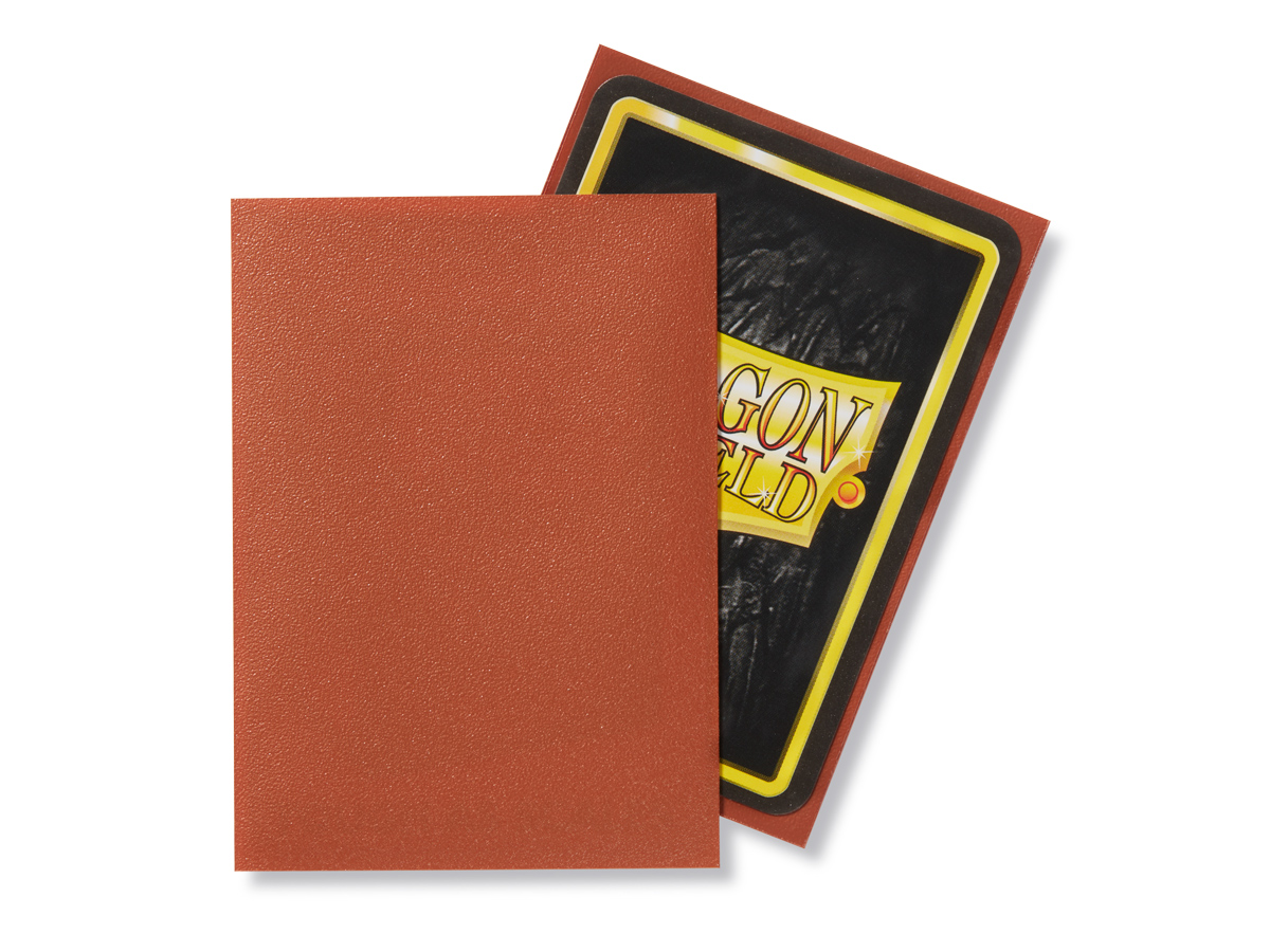 Cards / Protectors Dragon Shield Standard Matte Sleeves Copper ‘Draco Primus’ (100 Sleeves) ( Imagem 4 de 4 ) - Preview
