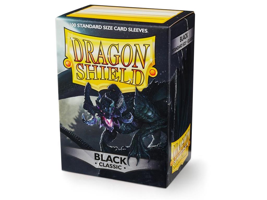Cards/Protectors Dragon Shield Standard Sleeves Black (100 Sleeves) ( Imagem 2 de 2 ) - Preview