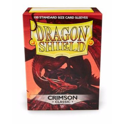 Cartas/Protectores Dragon Shield Standard Sleeves Crimson (100 Sleeves) ( Imagem 2 de 2 ) - Preview