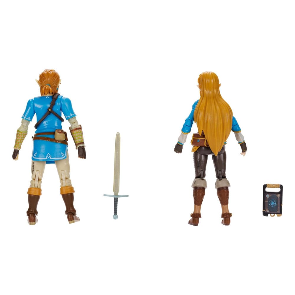 Conjunto de Action-Figures The Legend of Zelda 2-Pack Princess Zelda & Link 10 cm ( Imagem 4 de 4 ) - Preview