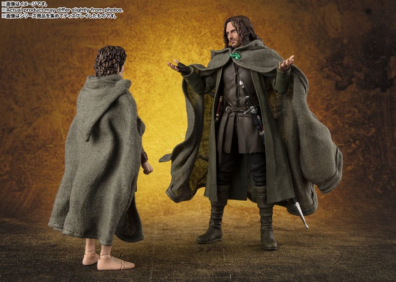 Conjunto de Figuras Lord of the Rings S.H. Figuarts Frodo Baggins & Gollum ( Imagem 4 de 4 ) - Preview