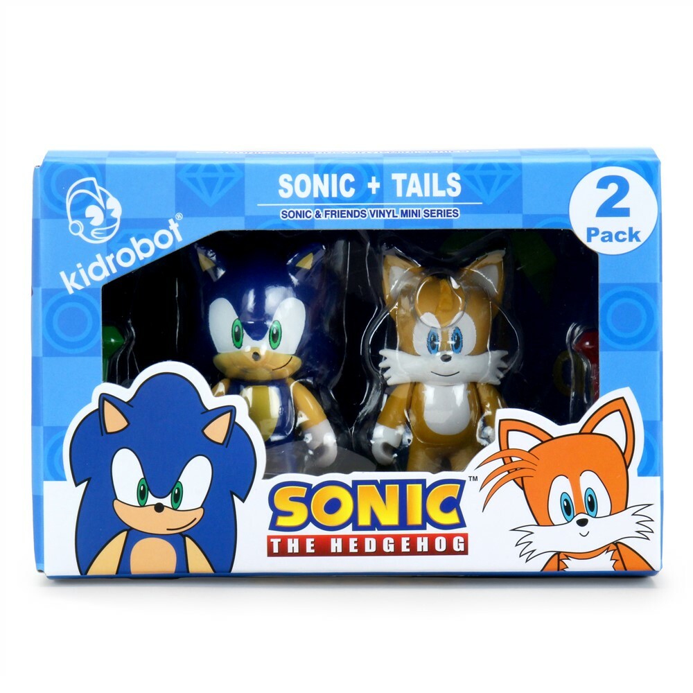 Conjunto de Figuras Vinil Sonic the Hedgehog Sonic & Tails 3” (2-Pack) ( Imagem 3 de 3 ) - Preview