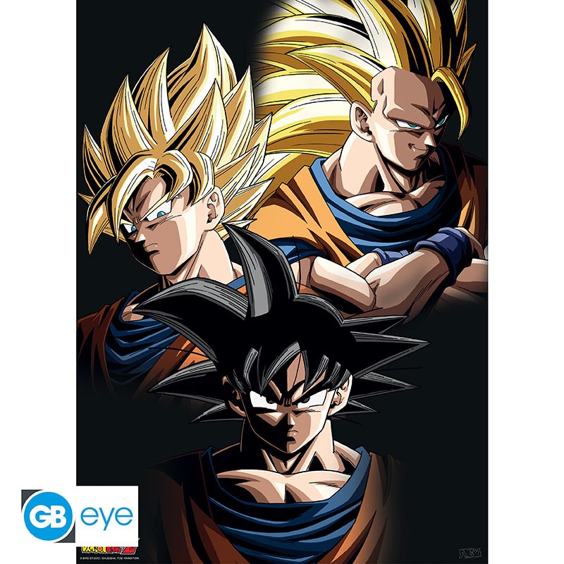 Dragon Ball Chibi Goku & Shenron poster set (52x38 cm) ( Imagem 2 de 3 ) - Preview