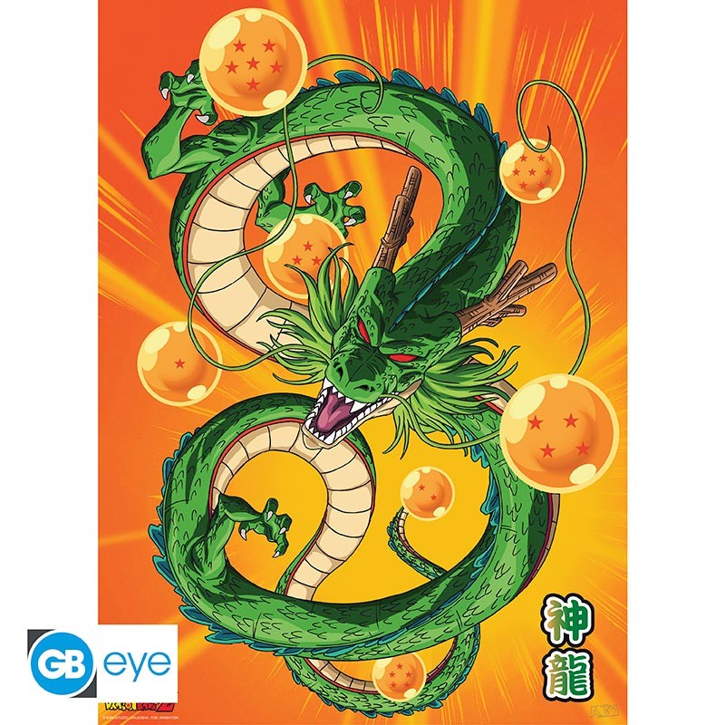 Dragon Ball Chibi Goku & Shenron poster set (52x38 cm) ( Imagem 3 de 3 ) - Preview