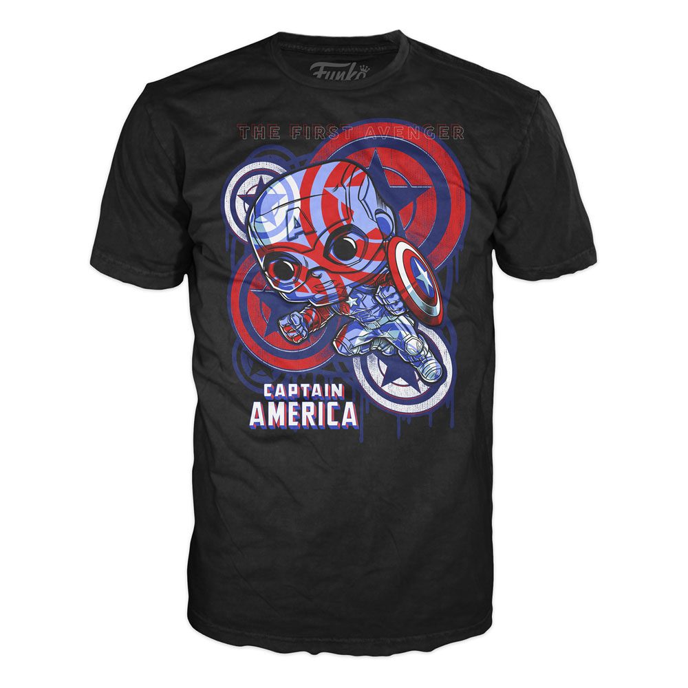 Conjunto Funko Pop! & Tee Captain America Civil War Art Series Size M ( Imagem 2 de 4 ) - Preview