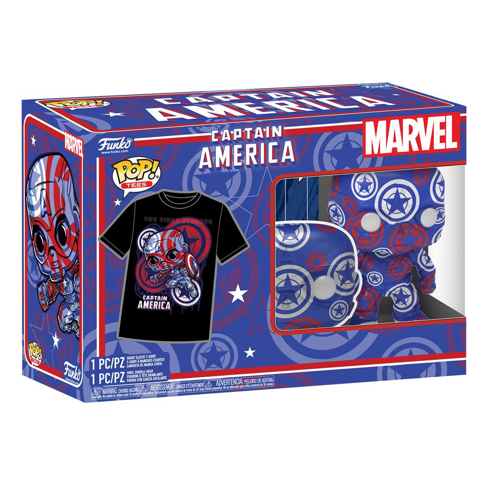 Conjunto Funko Pop! & Tee Captain America Civil War Art Series Size M ( Imagem 4 de 4 ) - Preview
