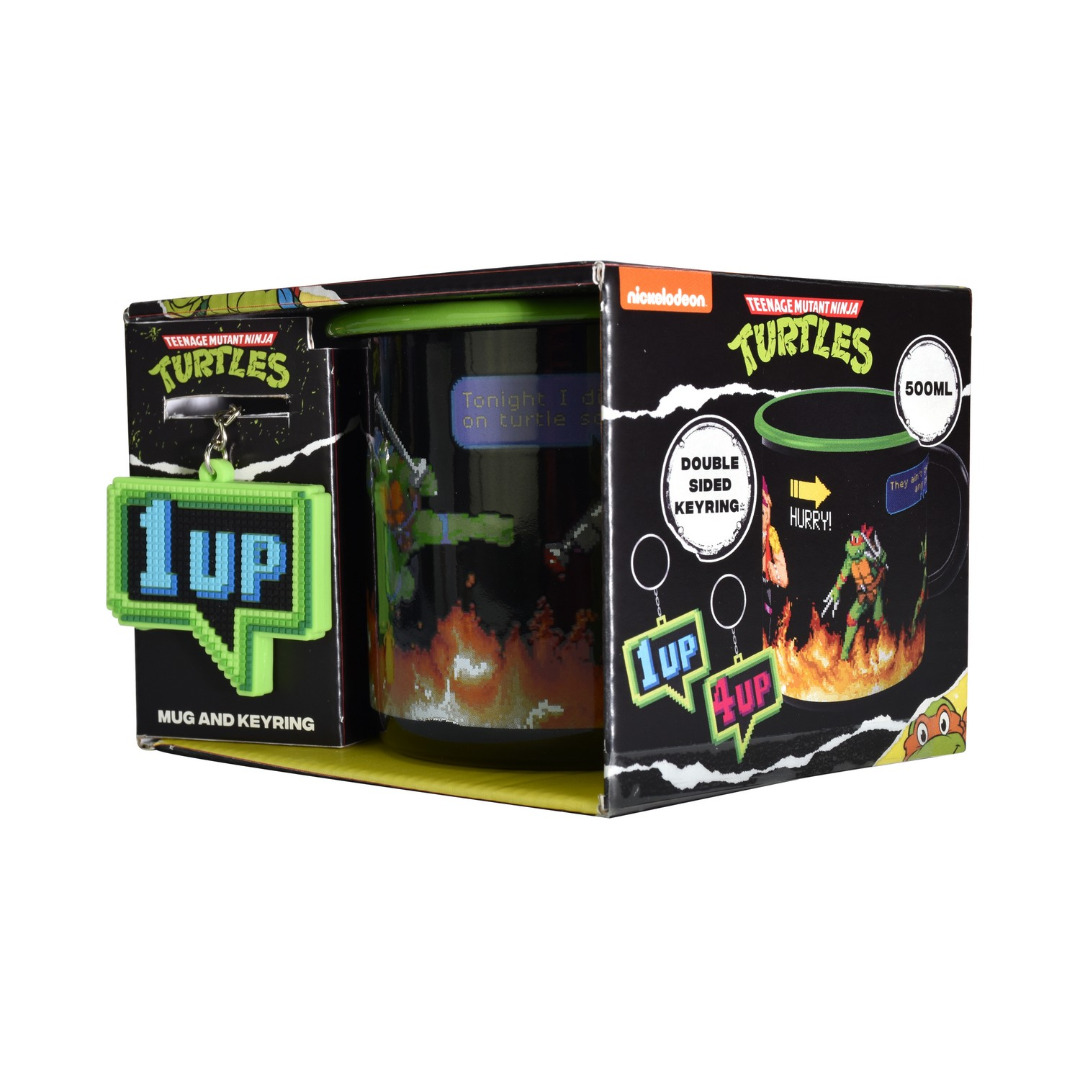Conjunto Teenage Mutant Ninja Turtles Enamel Mug & Keyring ( Imagem 3 de 3 ) - Preview