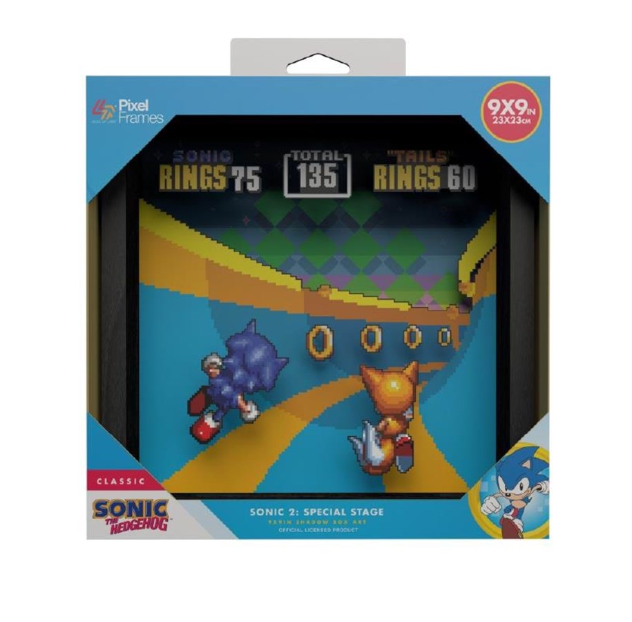 Pixel Frames Wall Decor - Sonic the Hedgehog 2: Special Stage ( Imagem 2 de 2 ) - Preview