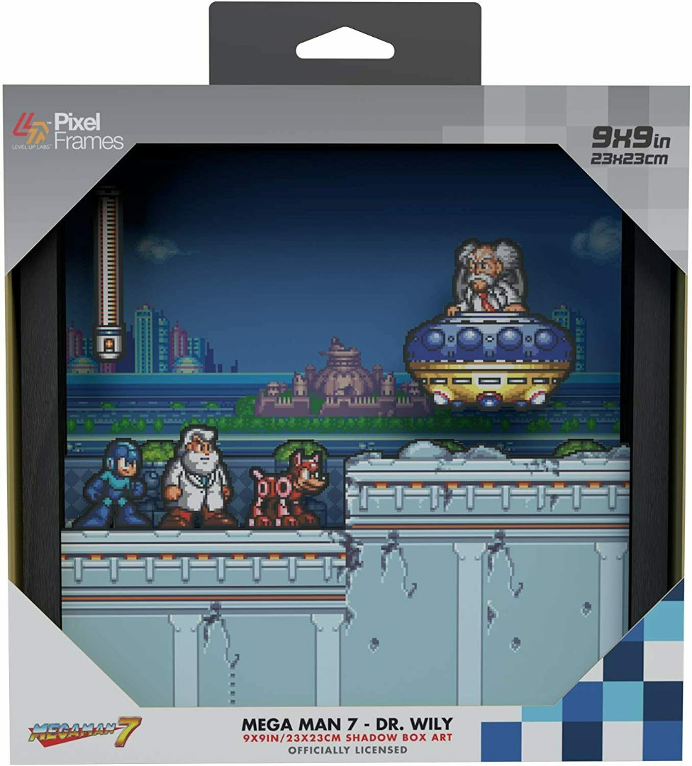 Pixel Frames Wall Decor Megaman 7 Dr Wily Shadow ( Imagem 3 de 3 ) - Preview