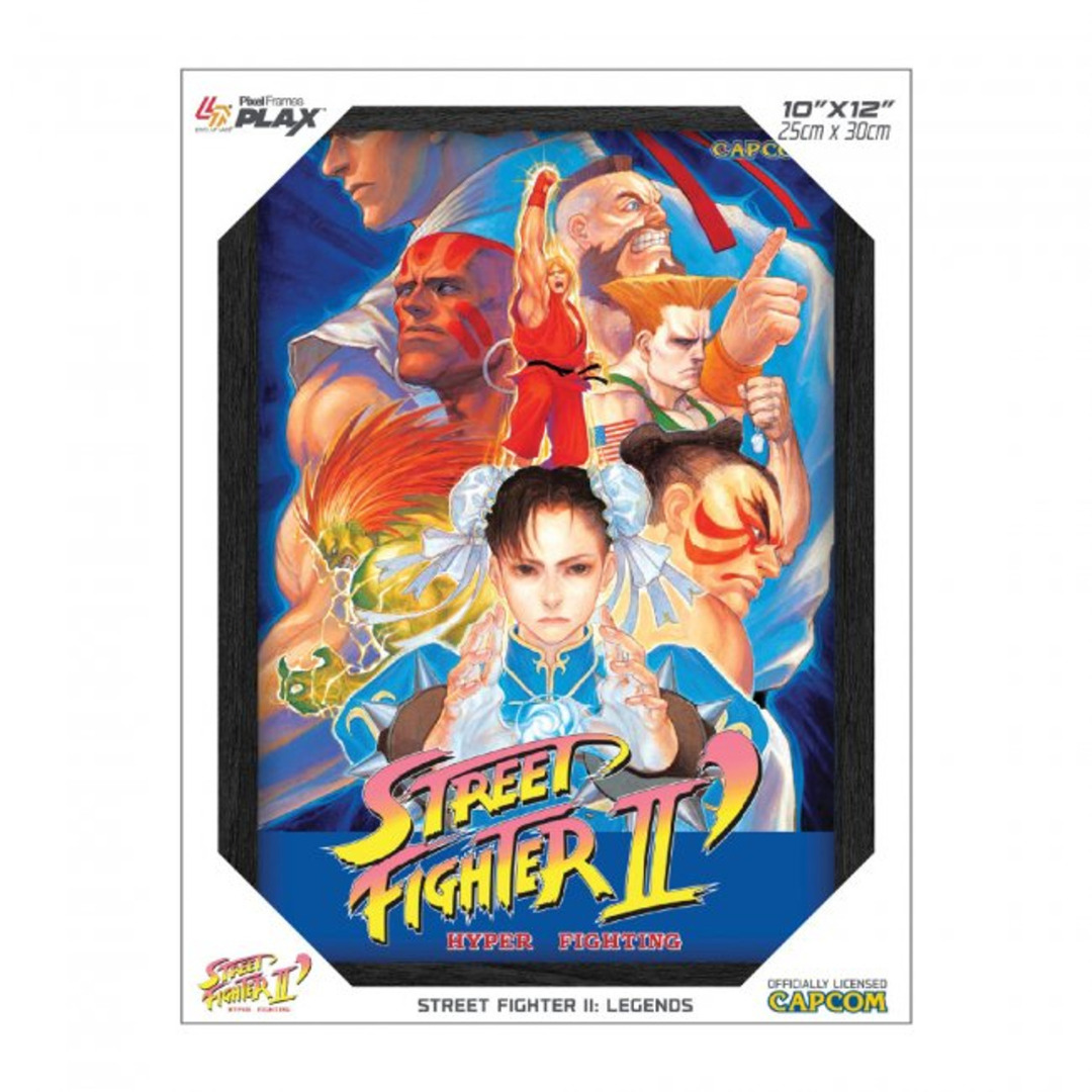 Decoração de Parede Pixel Frames Plax Street Fighter 2: Legends ( Imagem 2 de 2 ) - Preview