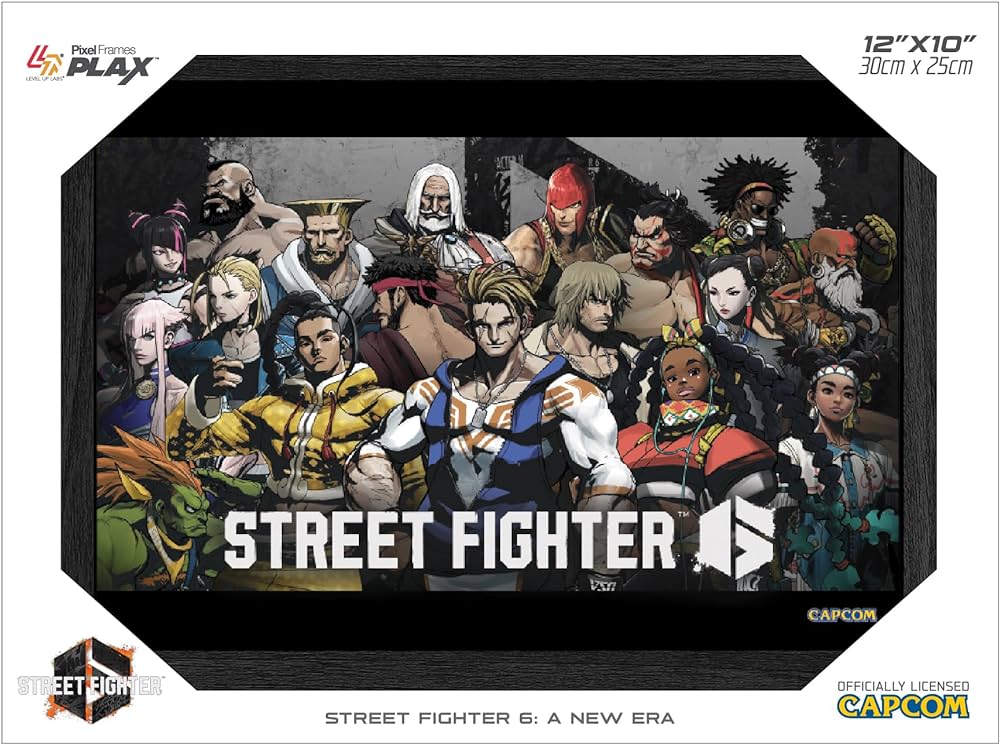 Decoração de Parede Pixel Frames Plax Street Fighter 6: A New Era ( Imagem 2 de 3 ) - Preview