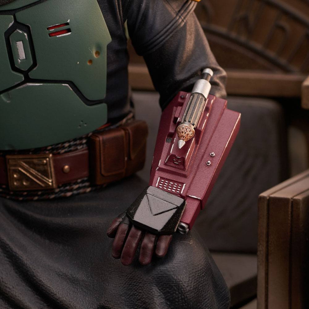 Estátua - Star Wars: The Mandalorian Premier Collection 1/7 Boba Fett on Throne 24 cm ( Imagem 3 de 4 ) - Preview