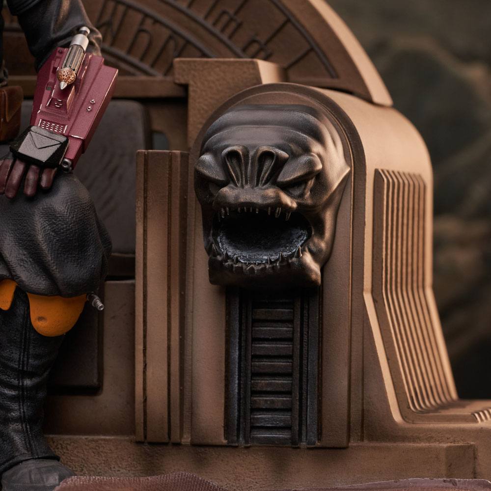 Estátua - Star Wars: The Mandalorian Premier Collection 1/7 Boba Fett on Throne 24 cm ( Imagem 4 de 4 ) - Preview