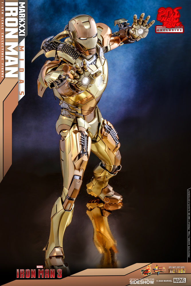 1/6 Scale Iron Man Mark XXI Statue (Midas) Toy Fair Exclusive ( Imagem 3 de 4 ) - Preview