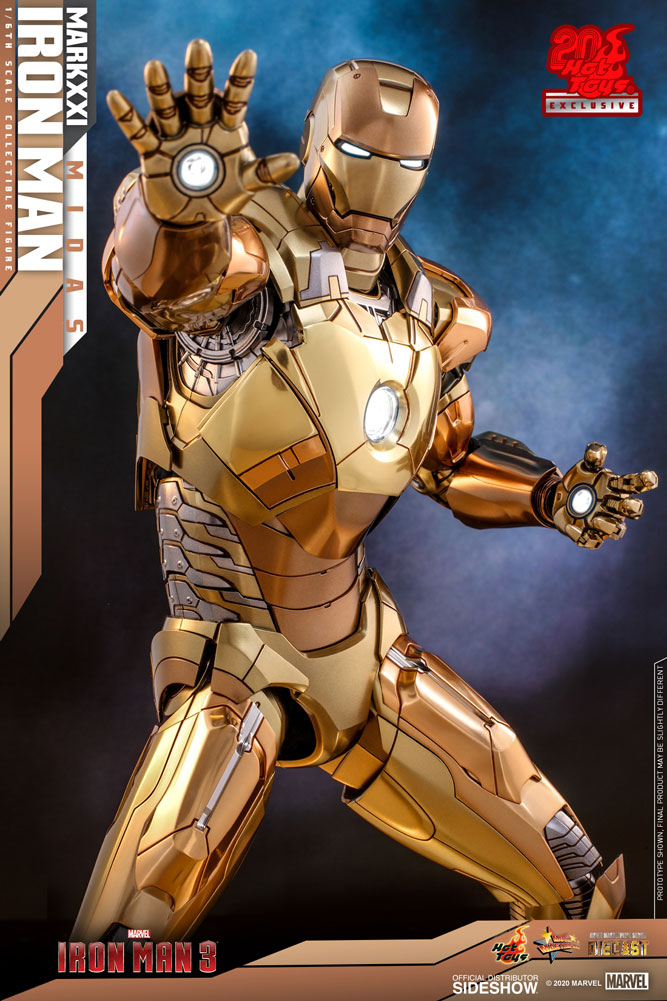 1/6 Scale Iron Man Mark XXI Statue (Midas) Toy Fair Exclusive ( Imagem 4 de 4 ) - Preview