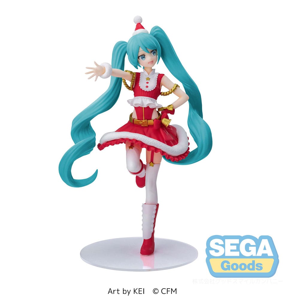 Estátua Hatsune Miku Luminasta PVC Statue Hatsune Miku Christmas 2023 20 cm ( Imagem 2 de 4 ) - Preview