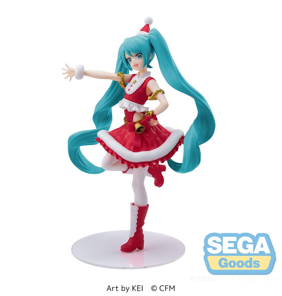 Estátua Hatsune Miku Luminasta PVC Statue Hatsune Miku Christmas 2023 20 cm ( Imagem 4 de 4 ) - Preview