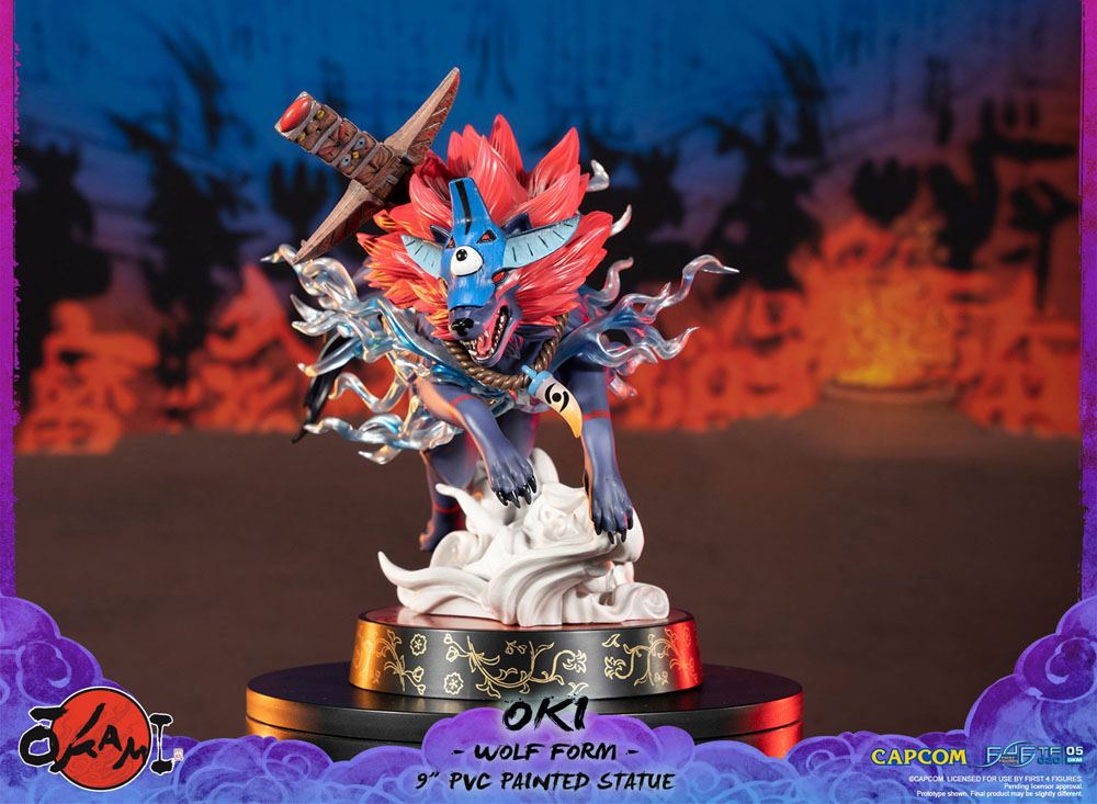 Estátua Okami PVC Statue Oki (Wolf Form) 21 cm ( Imagem 3 de 4 ) - Preview