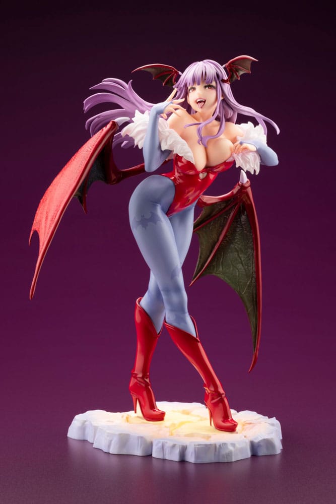PVC statue of Darkstalkers Bishoujo Morrigan Limited Edition 1/7 scale, 23 cm. ( Imagem 4 de 4 ) - Preview