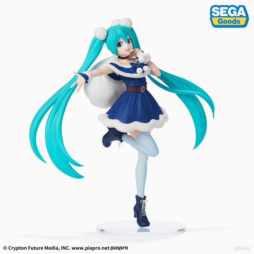 Estátua PVC Hatsune Miku Series SPM Christmas 2020 Blue Ver. 22 cm ( Imagem 3 de 4 ) - Preview
