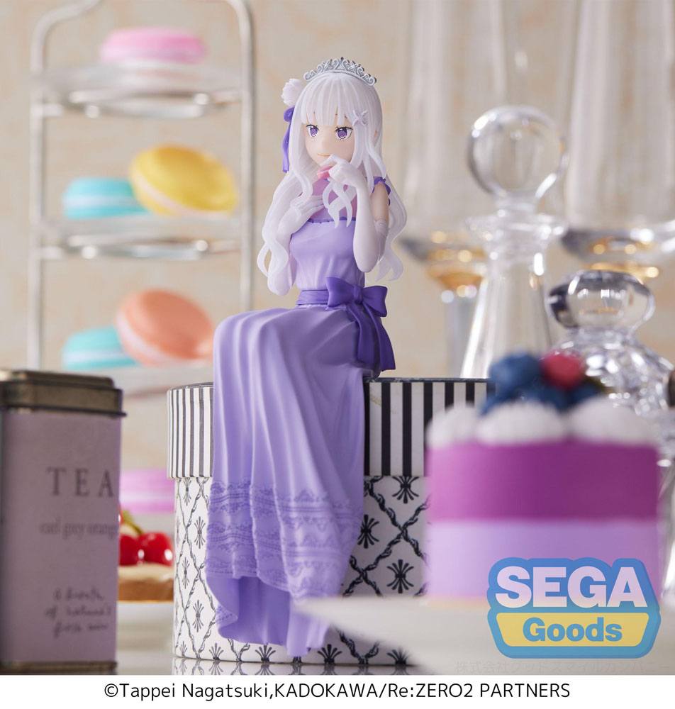 Estátua Re:Zero Starting Life in Another World Statue Emilia (Dressed-Up Party) 14 cm ( Imagem 4 de 4 ) - Preview