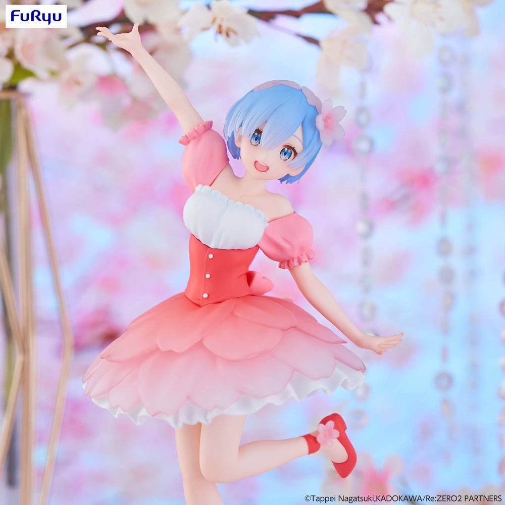 Estátua Re:Zero Trio-Try-iT PVC Statue Rem Cherry Blossoms 21 cm ( Imagem 3 de 4 ) - Preview