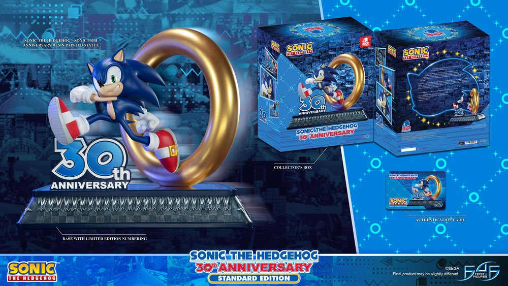 Sonic the Hedgehog 30th Anniversary Statue, 41 cm ( Imagem 3 de 4 ) - Preview