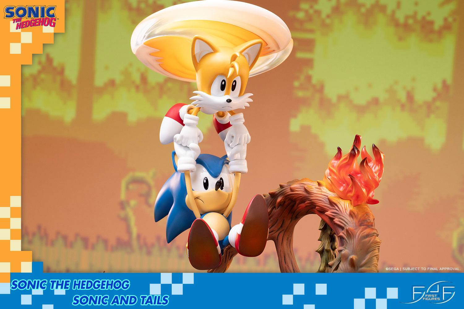 Estátua Sonic the Hedgehog Sonic & Tails 51 cm ( Imagem 4 de 4 ) - Preview