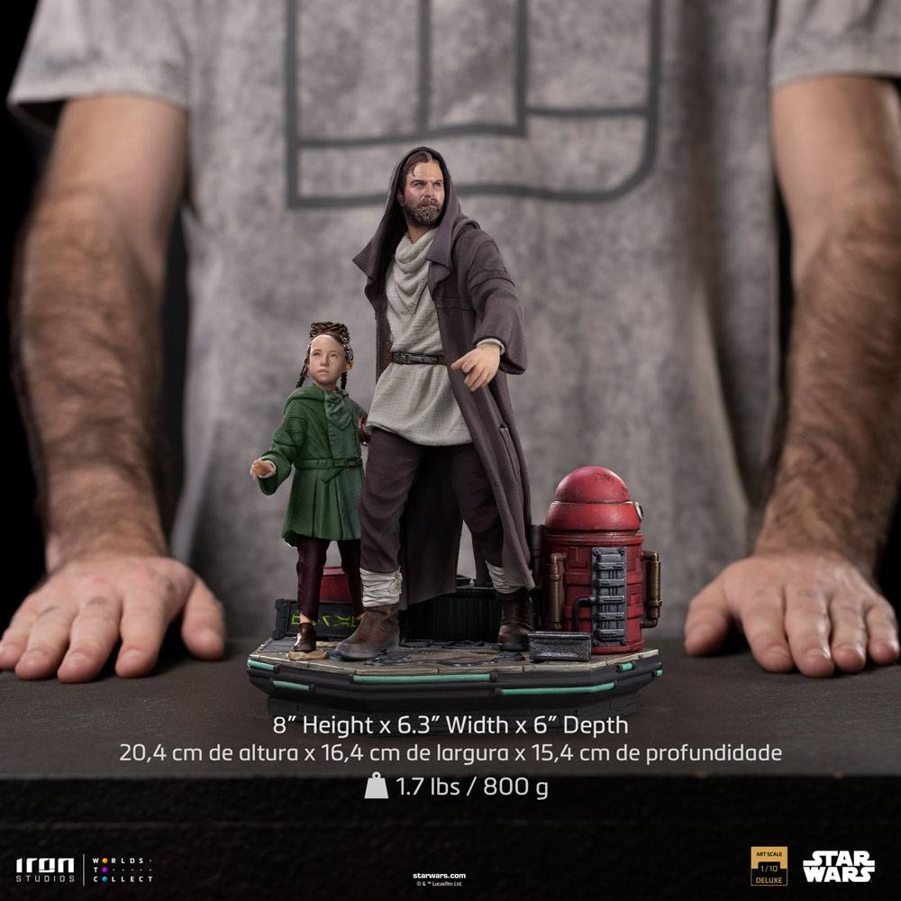 Estátua Star Wars: Obi-Wan Kenobi Deluxe Art Scale 1/10 Obi-Wan & Young Leia ( Imagem 2 de 4 ) - Preview