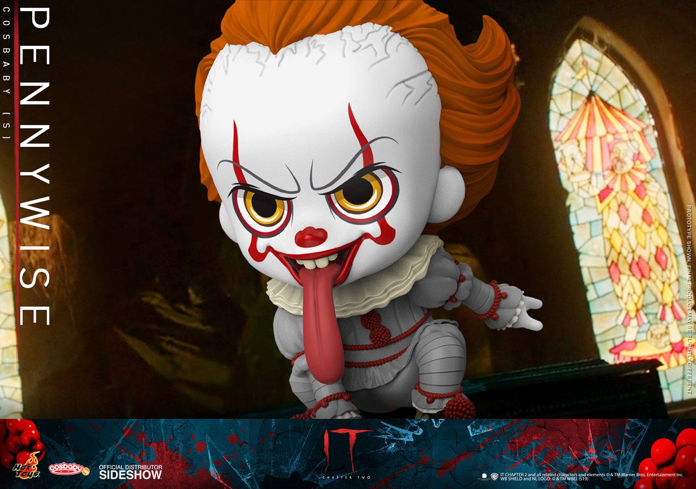 Figura Cosbaby It Chapter Two - Pennywise 10 cm ( Imagem 3 de 3 ) - Preview