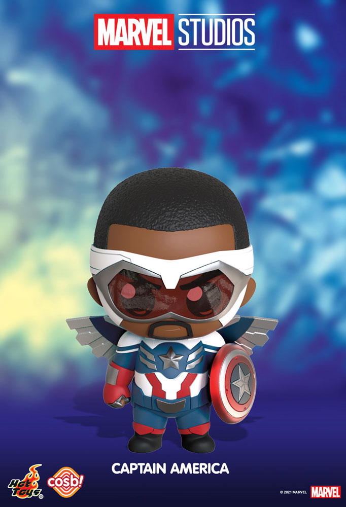 Figura Cosbi The Falcon and The Winter Soldier Captain America 8 cm ( Imagem 2 de 4 ) - Preview