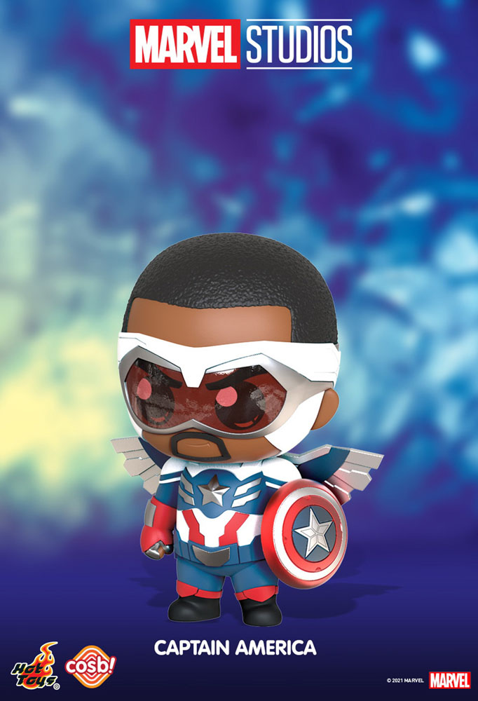 Figura Cosbi The Falcon and The Winter Soldier Captain America 8 cm ( Imagem 3 de 4 ) - Preview