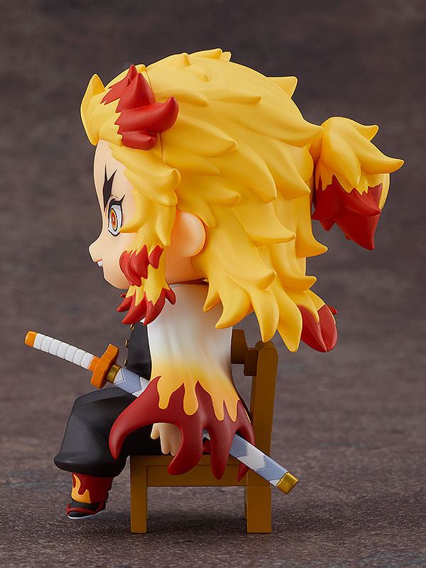 Figura Demon Slayer Kimetsu no Yaiba Nendoroid Swacchao! Kyojuro Rengoku 9 cm ( Imagem 4 de 4 ) - Preview