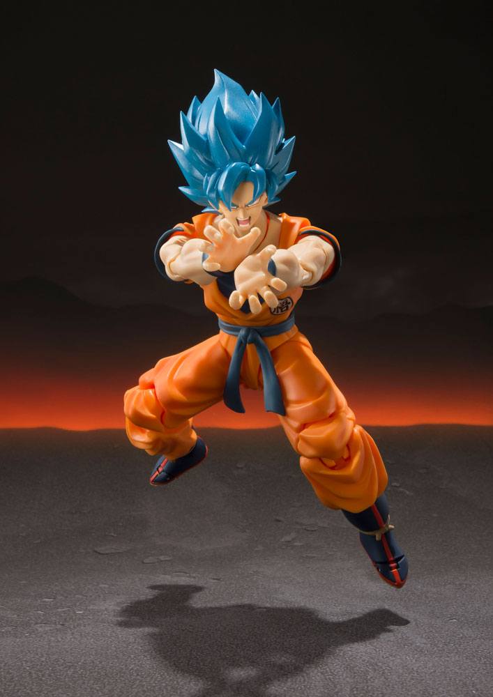 Figura Dragon Ball Super: Broly S.H. Figuarts Action Figure Super Saiyan God Super Saiyan Goku ( Imagem 4 de 4 ) - Preview