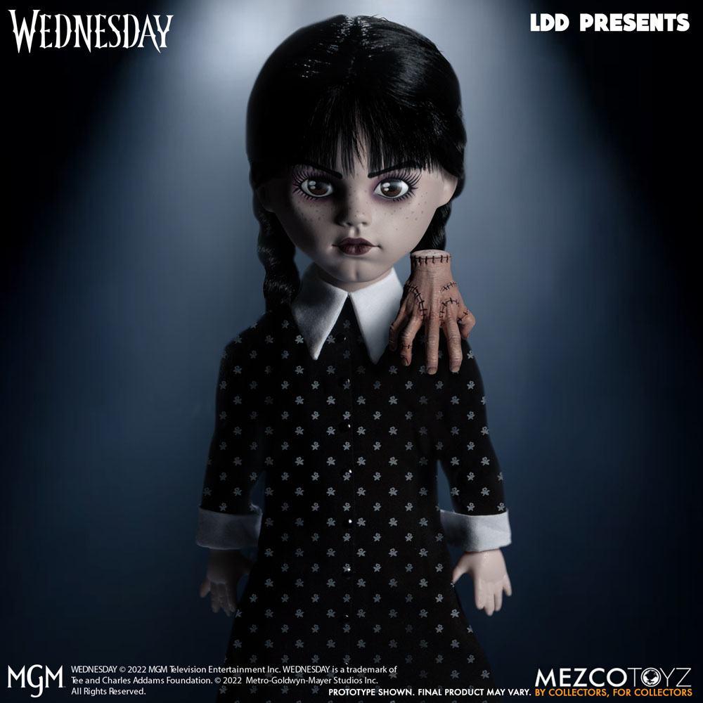 Figura Living Dead Dolls Wednesday - Wednesday Addams 25 cm ( Imagem 3 de 4 ) - Preview